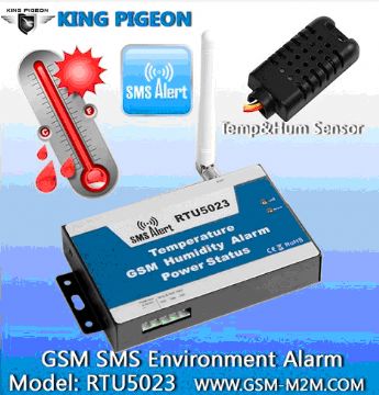 Wireless Gsm Temperature Monitoring System With Temperature Alarm Rtu5023